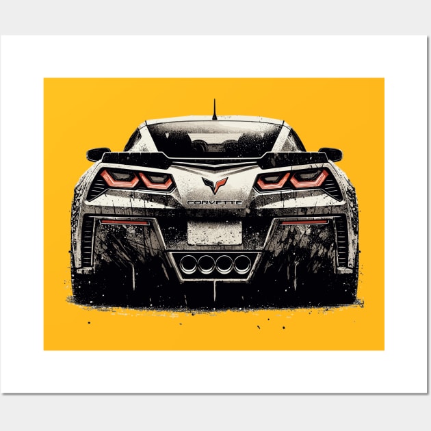 Chevrolet Corvette Wall Art by Vehicles-Art